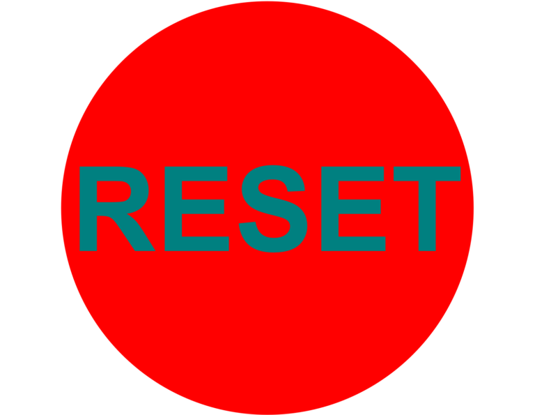 Hitting the Reset Button in the New Year
